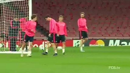 Pure Skill on Bayern trainning Break