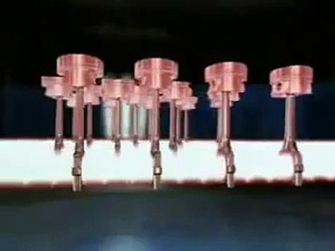 Bugatti's 16 Cylinder Engine Mechanism