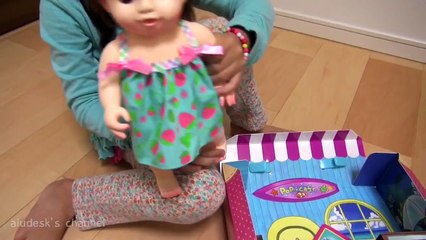 ぽぽちゃん ビーチに変身！旅行バッグ