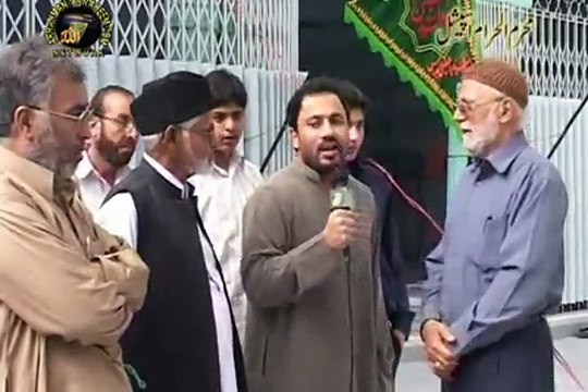 Najam Sheraz at Shia Masjid Karachi