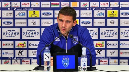 Bastia-Caen : Conf. d'avant-match de J-L .Leca