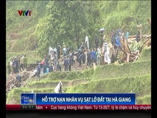 Hỗ trợ nhân nhân vụ sạt lở đất tại Hà Giang