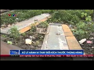 Xử lý hành vi thay đổi kích thước thùng hàng