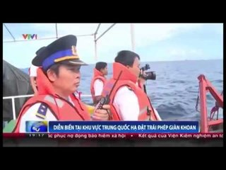 Diễn biến tại khu vực Trung Quốc hạ đặt trái phép giàn khoan - 14/07/2014