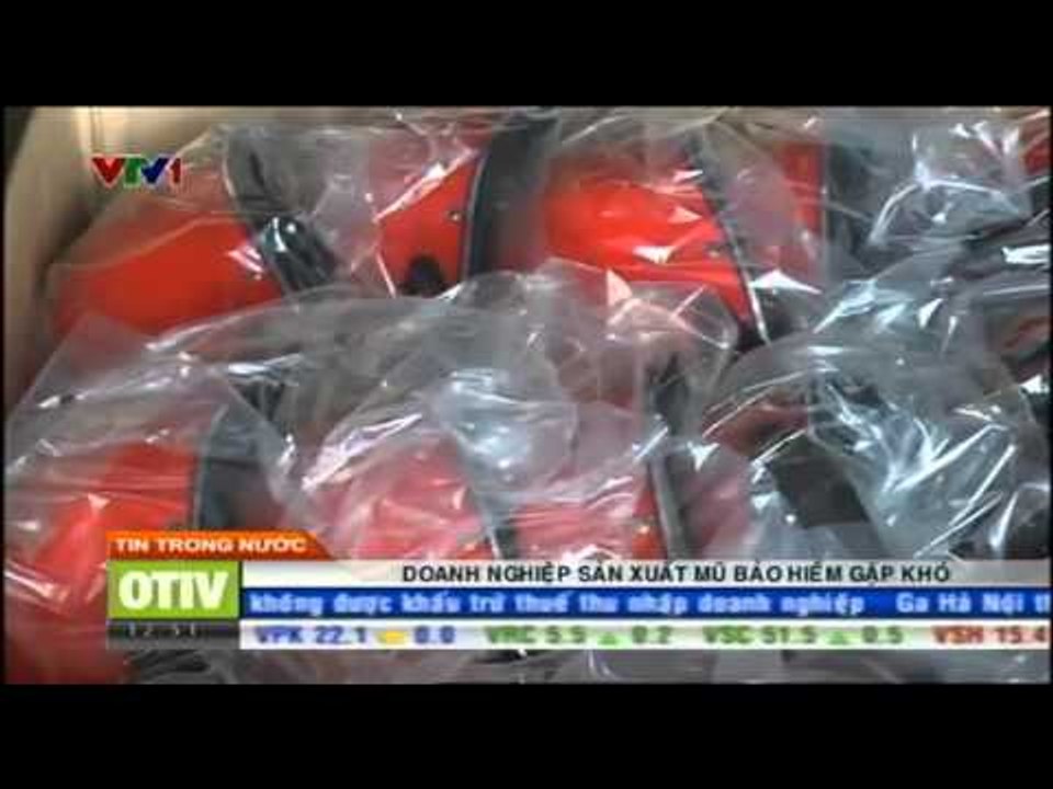 DN sản xuất mũ bảo hiểm gặp khó