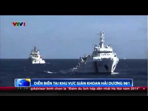 Diễn biến tại khu vực giàn khoan Hải Dương 981