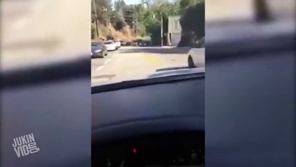 Car Drives in Reverse