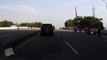 Car Nearly Runs Over Moped Rider
