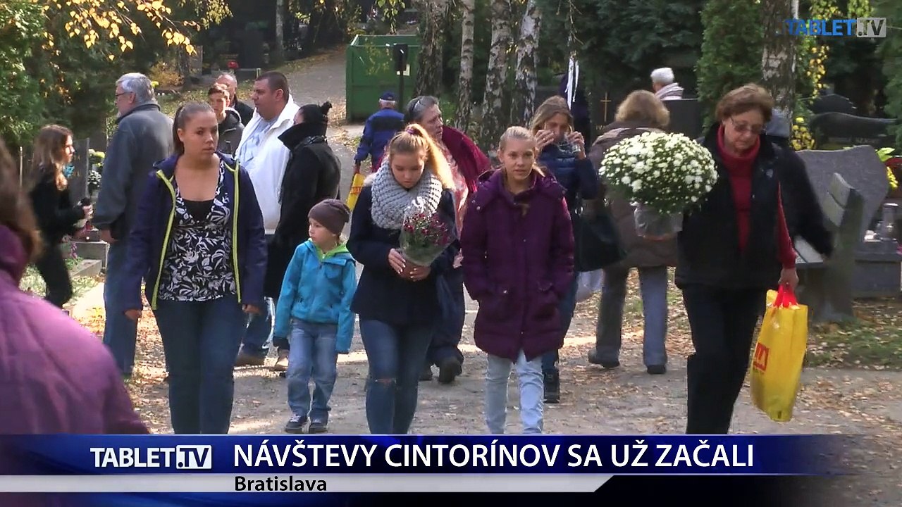 Návštevy cintorínov sa začali už pred sviatkami