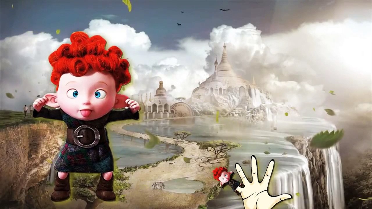 Brave Merida Cartoons Finger Family Nursery Rhymes For Children | Brave Finger Family Rhym