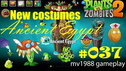 Plants Vs. Zombies 2 - New Costumes 001 Ancient Egypt Gameplay HD (part #037)