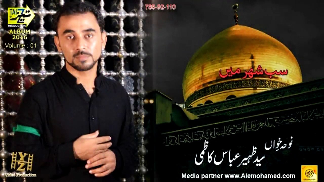 Sub Shehar Mein Ajeeb Zaheer Abbas Kazmi Nohay 2015-16 HD
