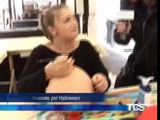 Zucche decorate per Halloween