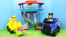 Disney Cars Mater Teleports Paw Patrol Chase Police Car and Rubble Bulldozer into Duplo Le