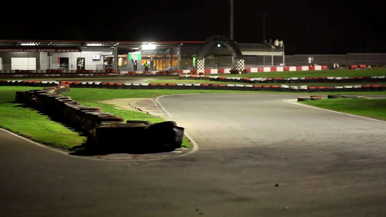 Kart'expo présentation de la piste nuit