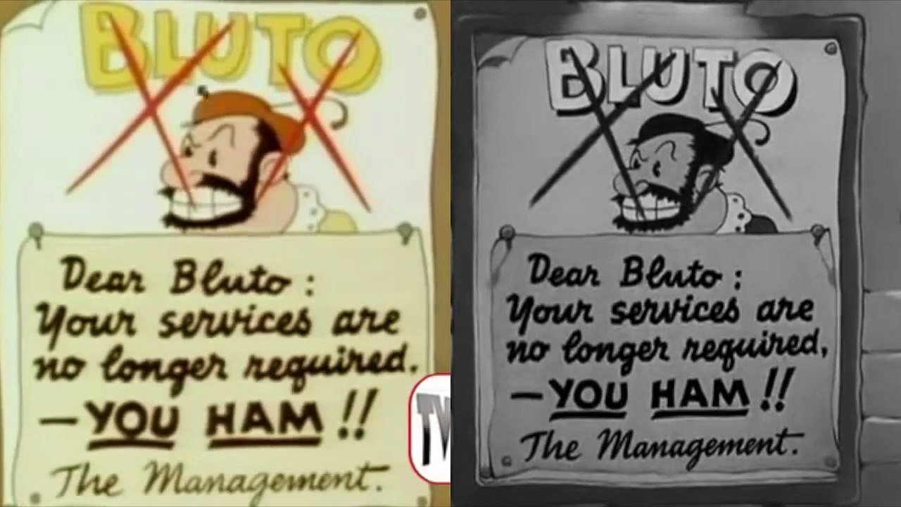 Popeye - Shakespearian Spinach (Comparison)