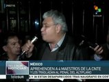 México: internan a cuatro maestros de la CNTE en penal del Altiplano