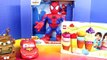 Spiderman, Lightning McQueen & Mater Make Lego Duplo Ice Cream Cones