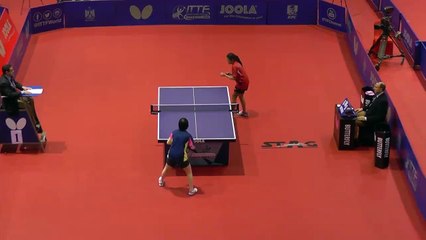 Tennis de table : le point de fou d'Adriana Diaz (14ans)