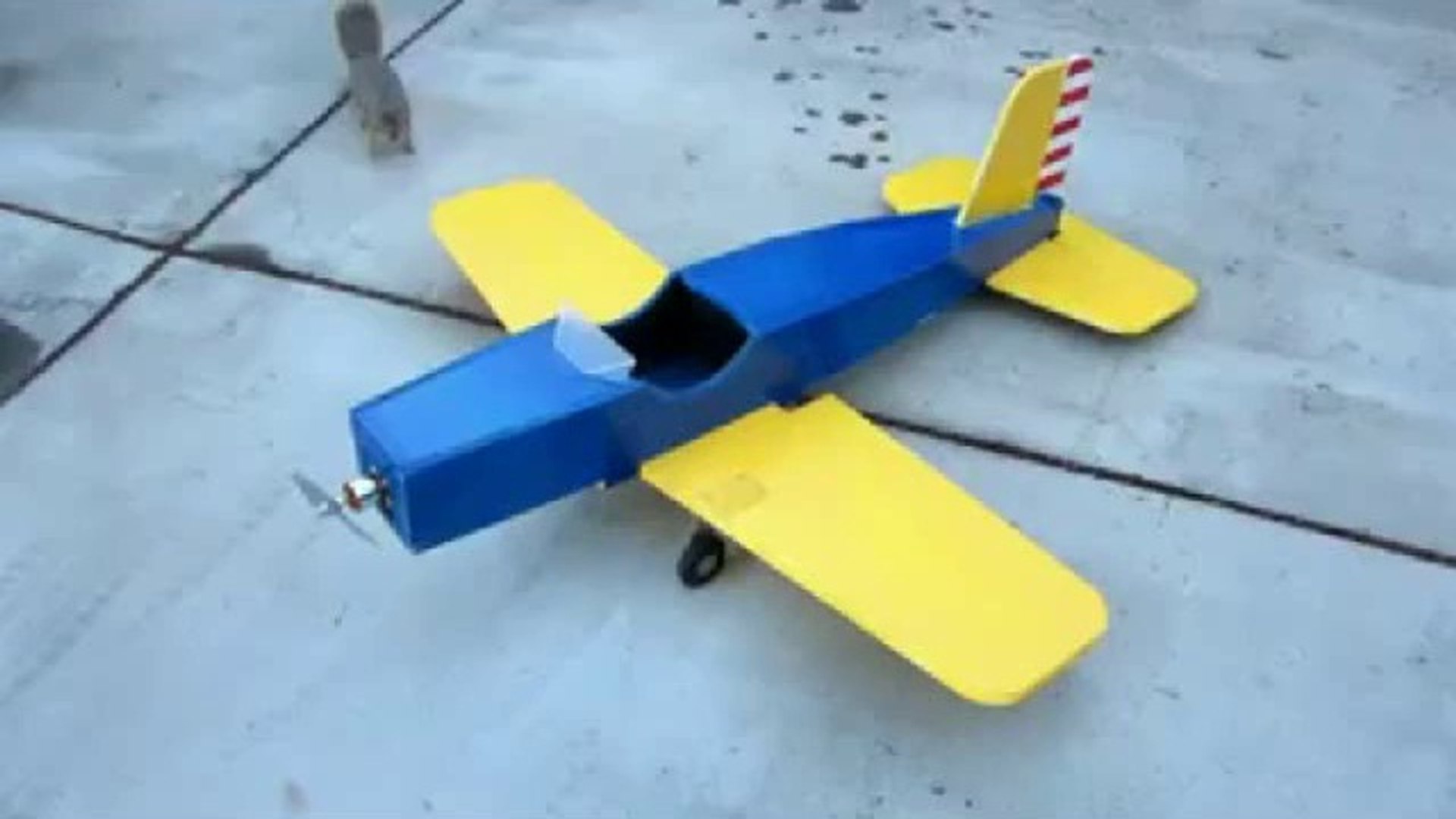 ⁣Squirrel Steals Airplane