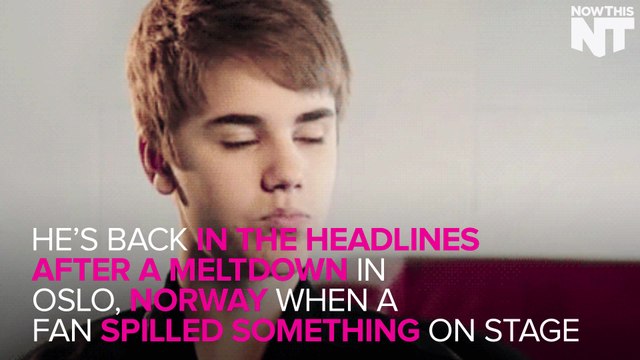 Justin Bieber Throws A Tantrum On Stage
