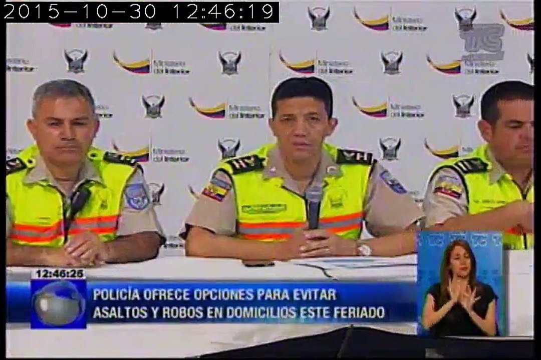 Recomendaciones para evitar robos y accidentes en el feriado