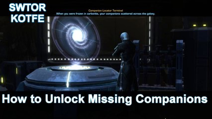 SWTOR - How to Locate your old Companions after KotFE Chapter 9