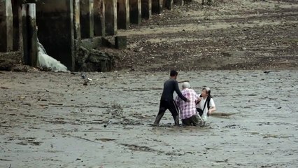 Heroic Fisherman Rescues Elderly Couple After They Become Trapped In Waist-High Mud