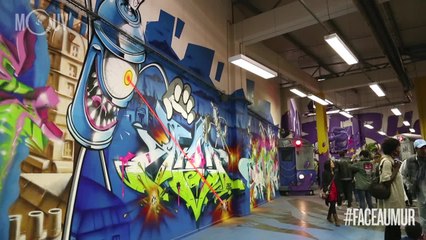 FACE AU MUR : Willaxxx @ la fermeture de l'expo street art