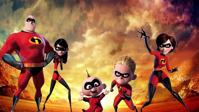THE INCREDIBLES Finger Family Cartoon Animation Nursery Rhymes For Children