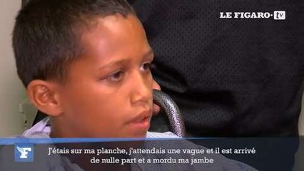 Un enfant de 10 ans raconte son attaque par un requin