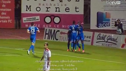 GOAL Ande Dona Ndoh  // Niort 1 - 0 Ajaccio // 30-10-2015