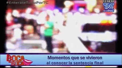 Momentos que se vivieron al conocer la sentencia final contra Geovanny López