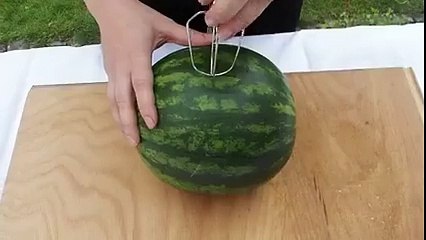 Idea to make juice from watermelon