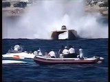 CRASH COMPILATION OFFSHORE POWERBOAT, CRASH,SUBMERGED,FIRE