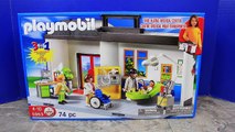 Playmobil Take Along Hospital Center ❤ Doctors Check Up on Pregnant Frozen Anna, Spidey &