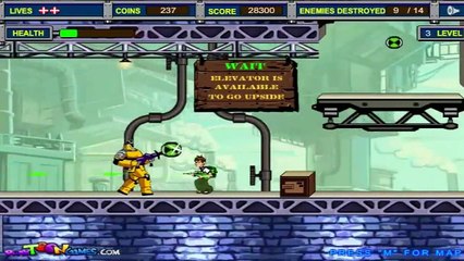 BEN 10 - ALIEN KILL ZONEᴴᴰ - FULL LEVEL BEN10 GAMEPLAY