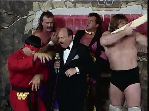 WWF Survivor Series 1987 - Team Savage Interview