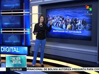 La información de la crisis de refugiados en www.telesurtv.net