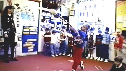 Rob Gronkowski at 5-Years-Old Destroying Piñata