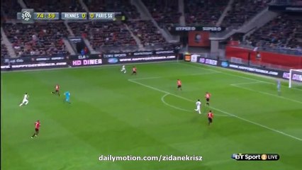 Angel Di Maria 0:1 HD - Stade Rennais v. Paris Saint Germain 30.10.2015 HD