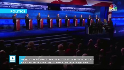 RNC suspends partnership with NBC in fallout over chaotic CNBC debate