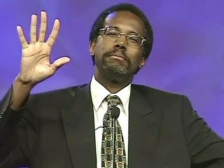 Ben Carson said he had a pray-off with a patient's father, and brought her back to life
