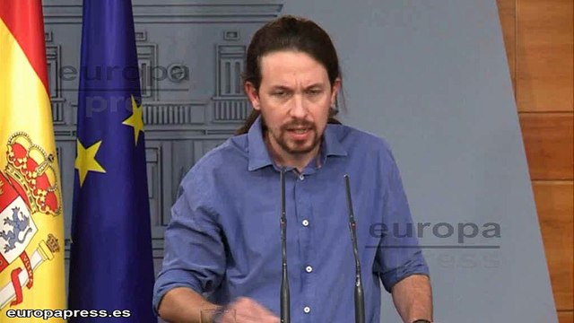 Iglesias rechaza frente contra independencia en Cataluña