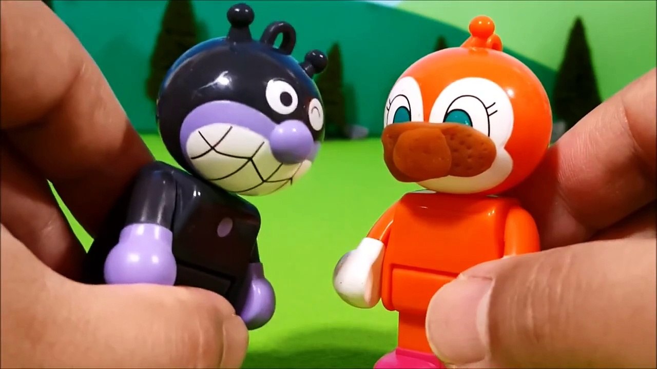 アンパンマンおもちゃアニメ❤ドキンちゃんの鼻を治療！ Anpanman anime toys
