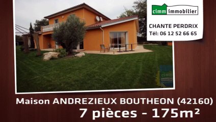 A vendre - maison/villa - ANDREZIEUX BOUTHEON (42160) - 7 pièces - 175m²