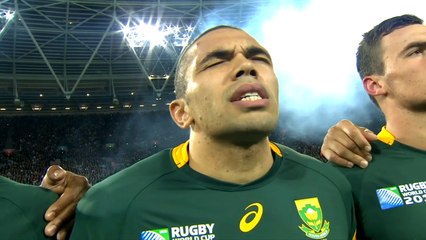 South Africa's heartfelt bronze final anthem
