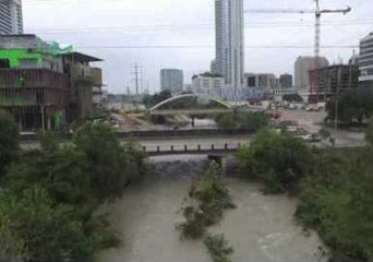 Download Video: Drone Footage Shows Aerial View of Austin Area Flooding