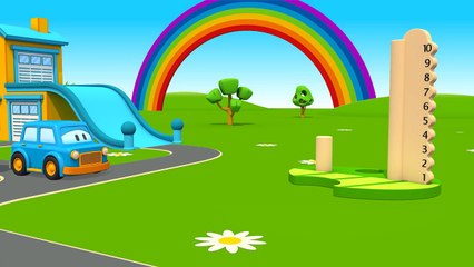 Eğitici çizgi film - Akıllı arabalar - Renkler - Oyuncak tırtıl