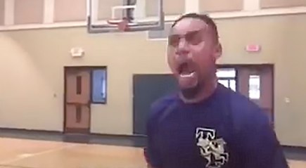 Download Video: NBA Impersonator Does Incredible Steph Curry & Draymond Green Impressions